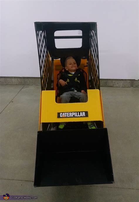 skid steer costume|Skid Steer DIY Wheelchair Costume .